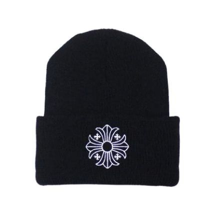 Chrome Hearts Plus Cross Beanie – Black