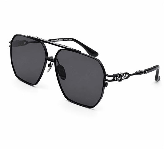 Chrome Hearts Black Hexagon Sunglasses