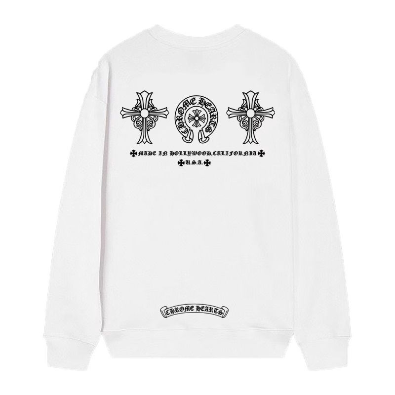 Chrome Hearts Cross Horseshoe Sweatshirt – White