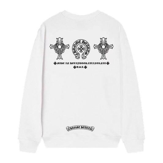 Chrome Hearts Cross Horseshoe Sweatshirt – White