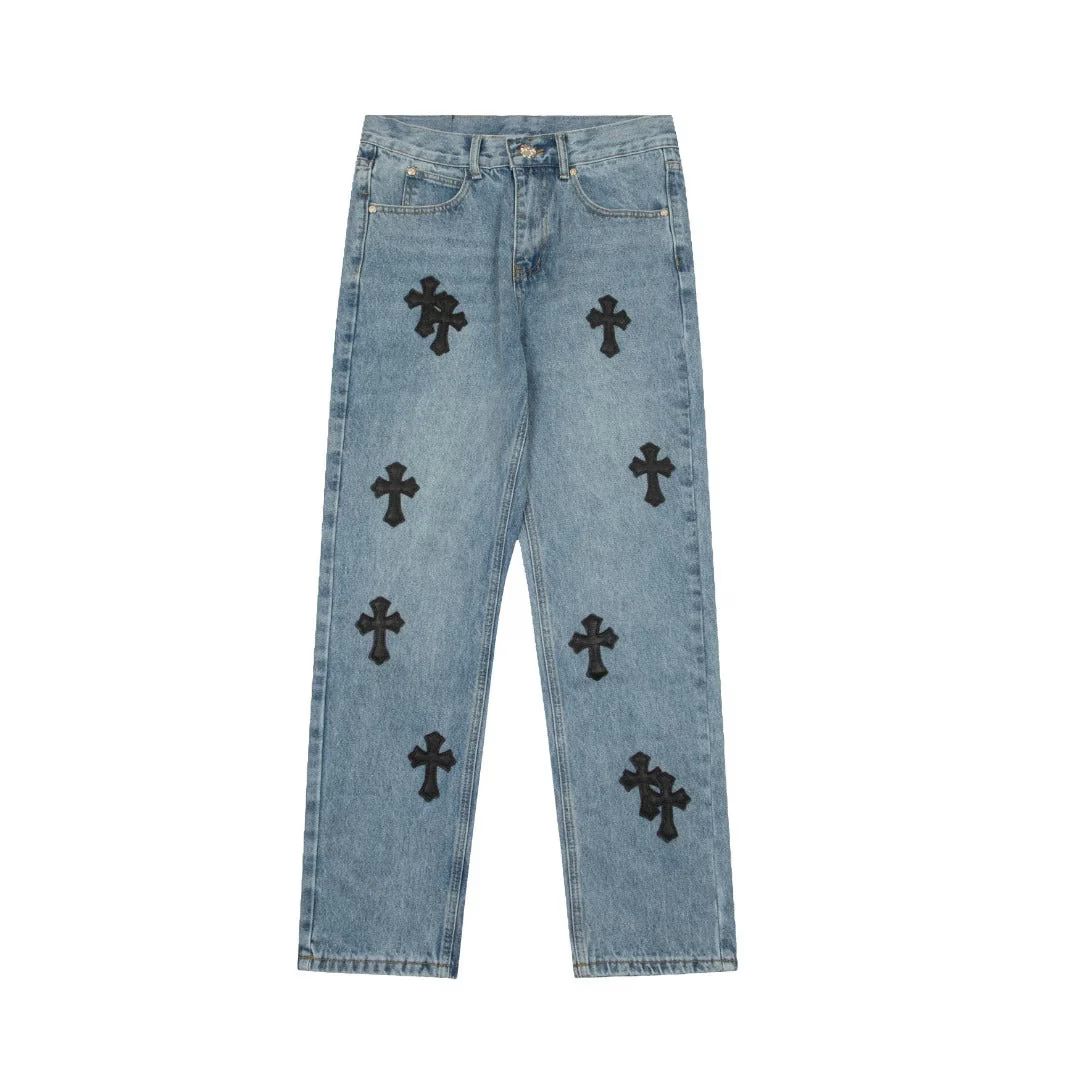 Chrome Hearts Flairny Cemetery Cloth Denim Pants