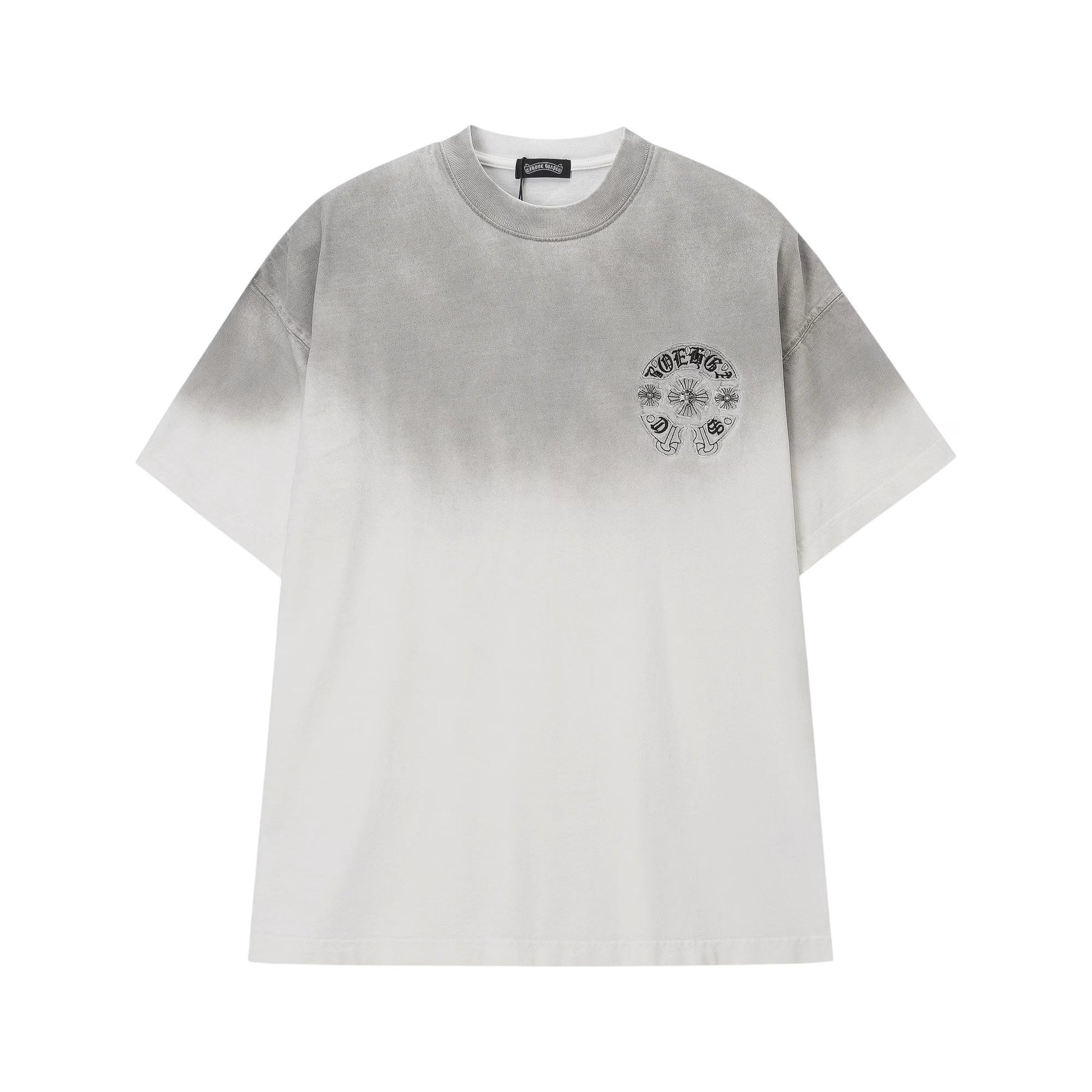 Chrome Hearts White Gothic Cross Logo T-Shirt