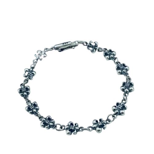 Chrome Hearts Floral Link Chain Bracelet