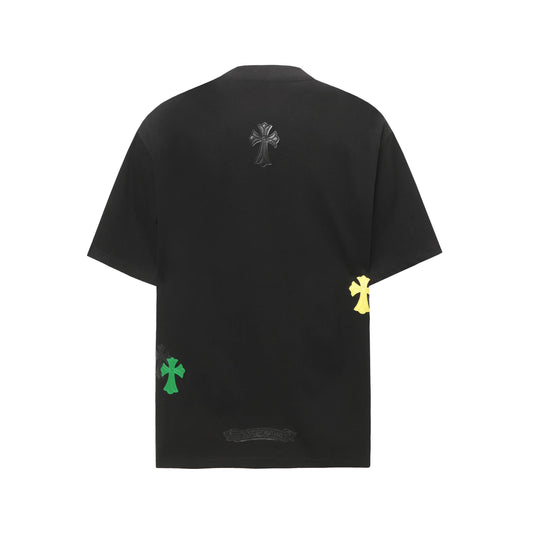 Chrome Hearts Triple Cross Patch Black Shirt