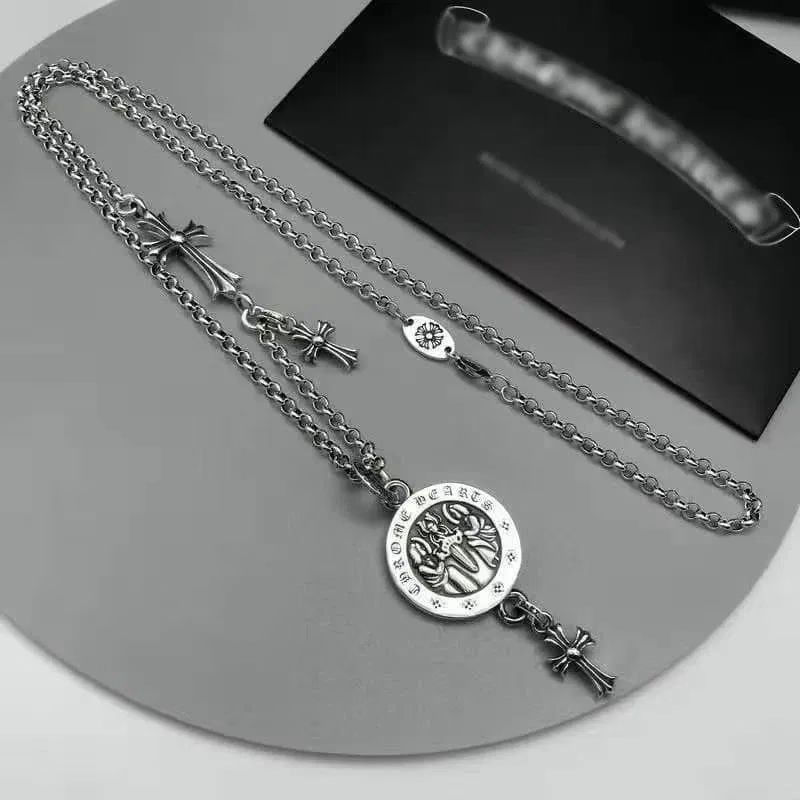 Chrome Hearts Medallion Cross Necklace
