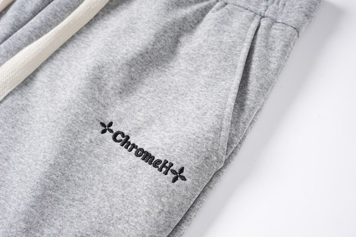 Chrome Hearts Grey Cross Sweat Shorts