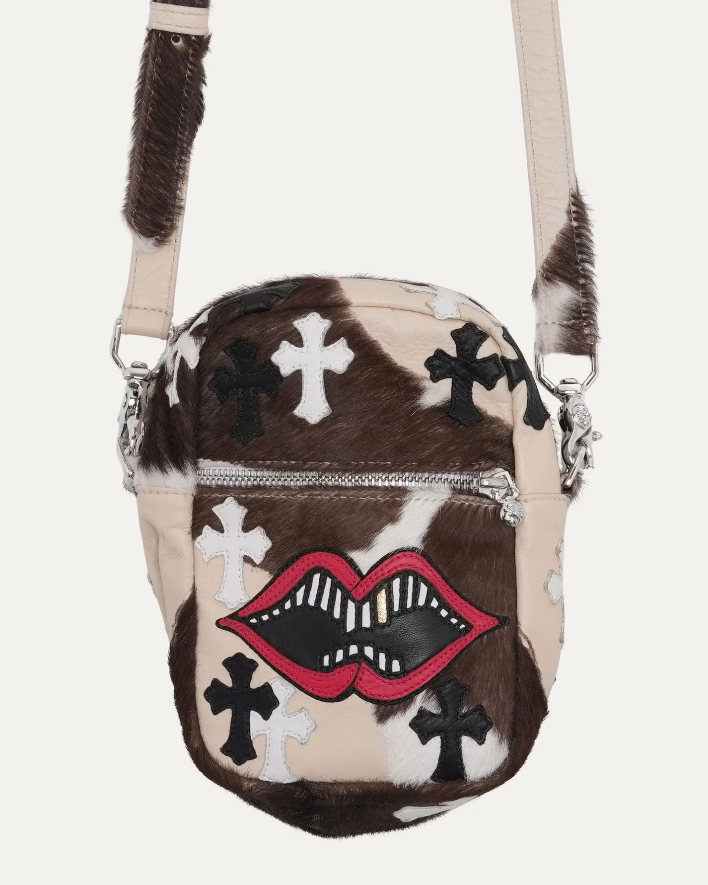 Chrome Hearts Matty Boy Chomper Cow Hide Taka Bag