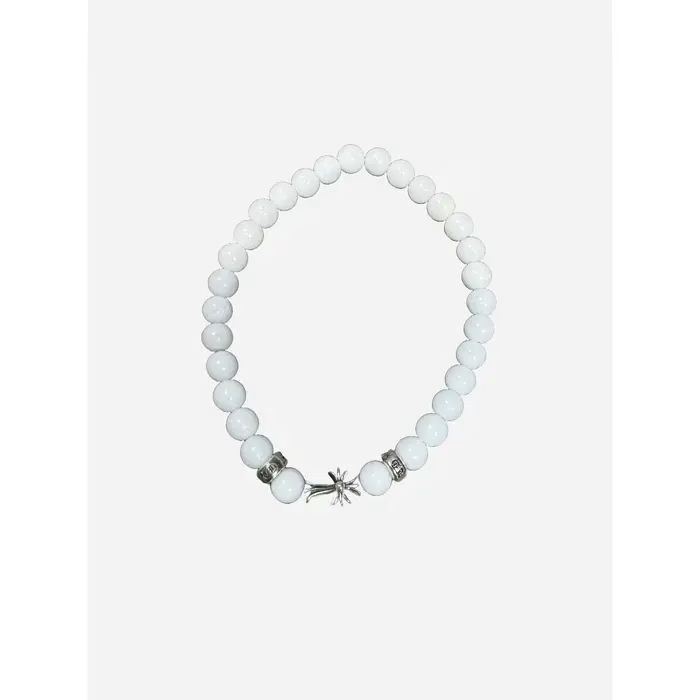 Chrome Hearts Cemetery White Beaded Bracelet