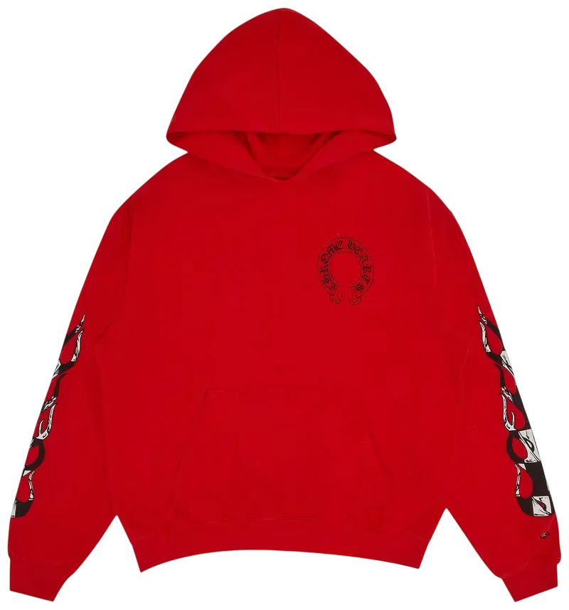 Red Chrome Hearts Mattyboy Hoodie​