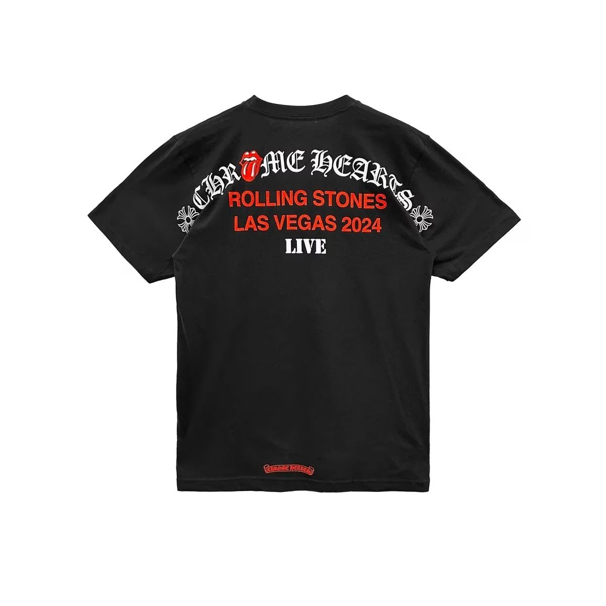 Chrome Hearts Vegas Rolling Stones Tongue Black Tee