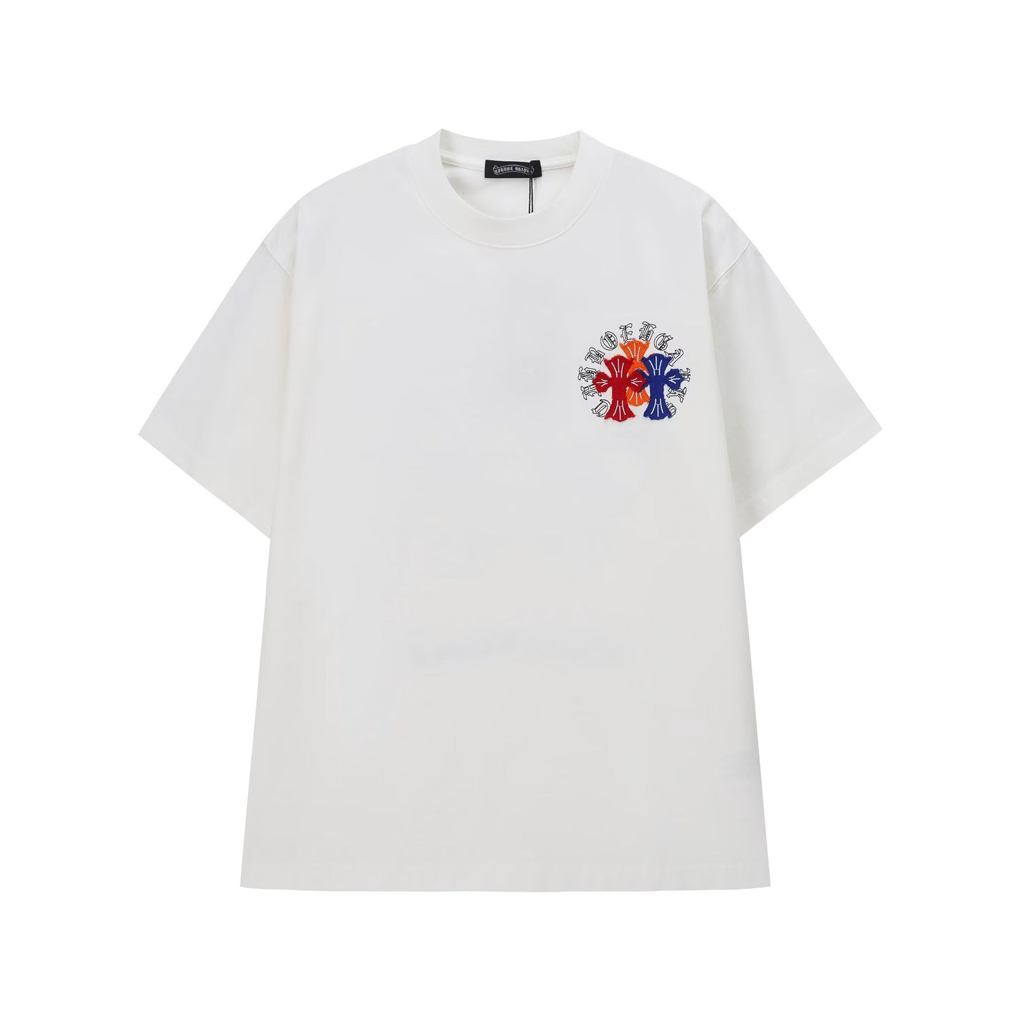 Chrome Hearts White Triple Cross Logo T-Shirt