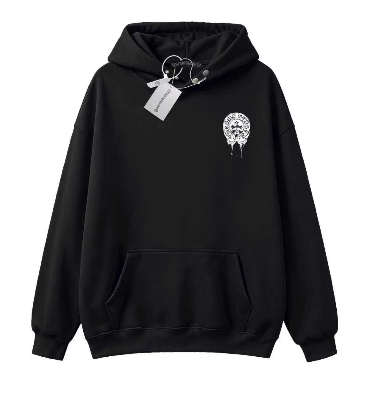 Chrome Hearts Horseshoe Cross Black Hoodie